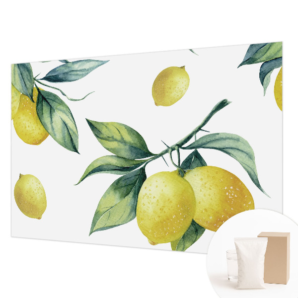 Hoogwaardig fotobehang Citroenmotief