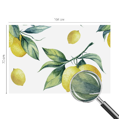 Hoogwaardig fotobehang met citroenmotief