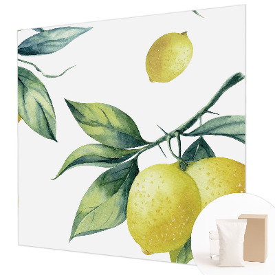 Hoogwaardig fotobehang Citroenmotief