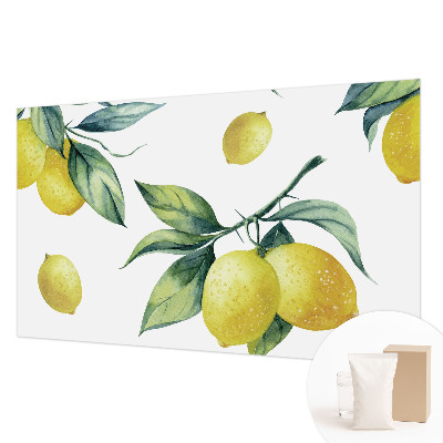 Hoogwaardig fotobehang Citroenmotief