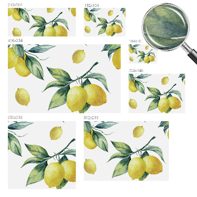 Hoogwaardig fotobehang Citroenmotief