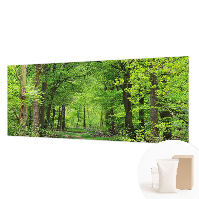 Sfeervol fotobehang Bospad