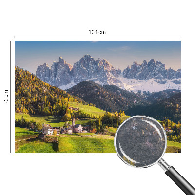 Groot fotobehang Berglandschap