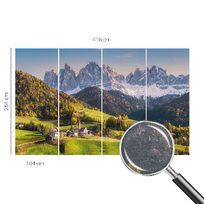 Groot fotobehang Berglandschap