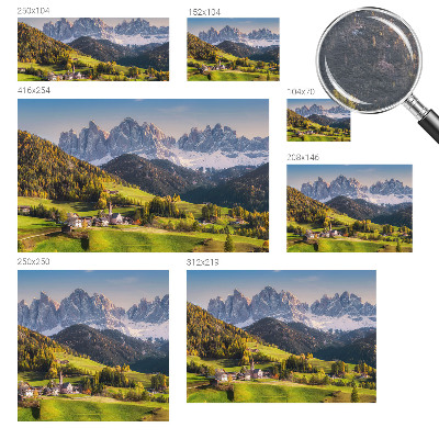 Groot fotobehang Berglandschap