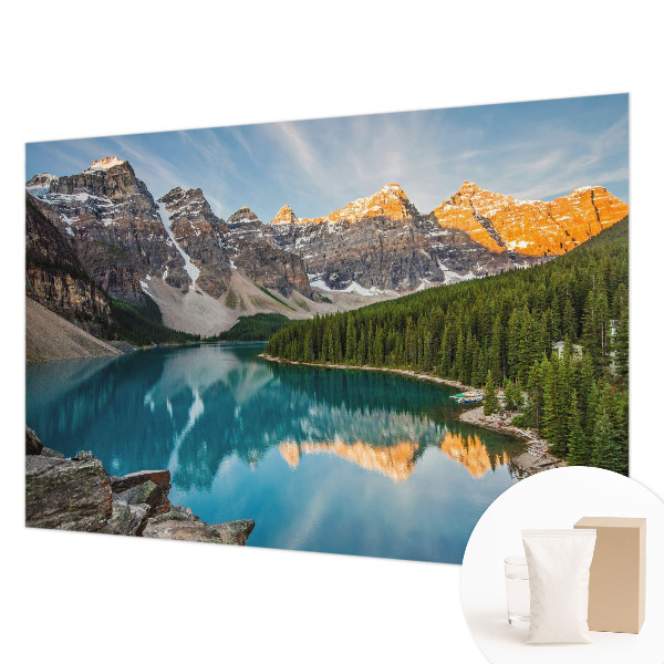 Vliesbehang fotobehang Bergreflectie