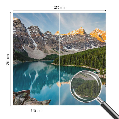 Vliesbehang fotobehang Bergreflectie