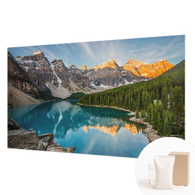 Vliesbehang fotobehang Bergreflectie