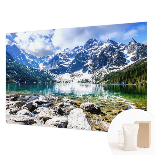 Vliesbehang fotobehang woonkamer Berglandschap