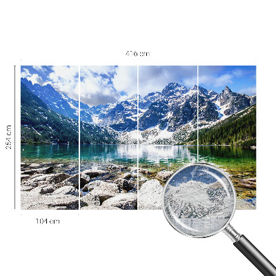 Vliesbehang fotobehang woonkamer Berglandschap