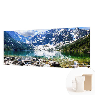 Vliesbehang fotobehang woonkamer Berglandschap