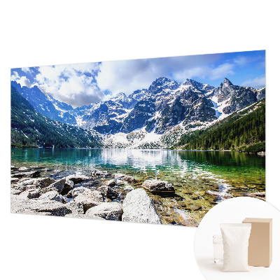 Vliesbehang fotobehang woonkamer Berglandschap