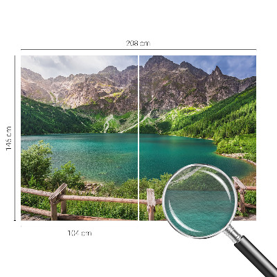 Foto behang op maat met een berglandschap als print