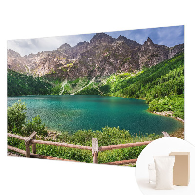 Foto behang op maat met een berglandschap als print