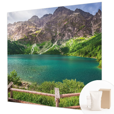 Foto behang op maat met een berglandschap als print
