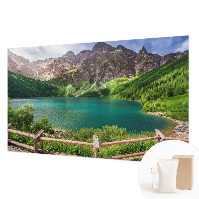 Foto behang op maat met een berglandschap als print
