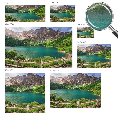 Foto behang op maat Berglandschap