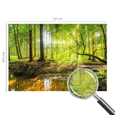 Muur behang Groen landschap