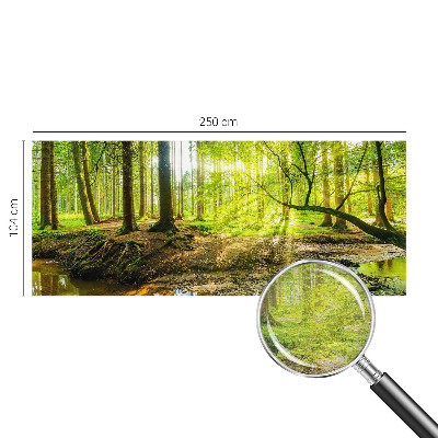Muur behang Groen landschap