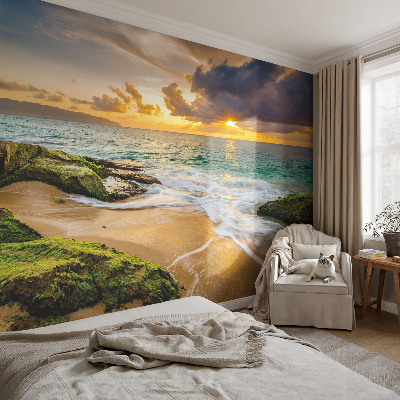 Behang met print Maritieme harmonie