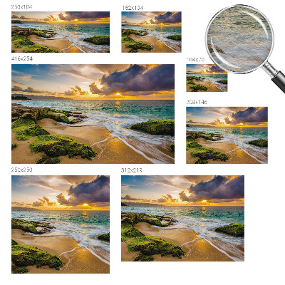 Behang met print Maritieme harmonie