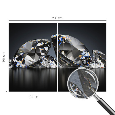 Foto behang op maat Kristallen schoonheid