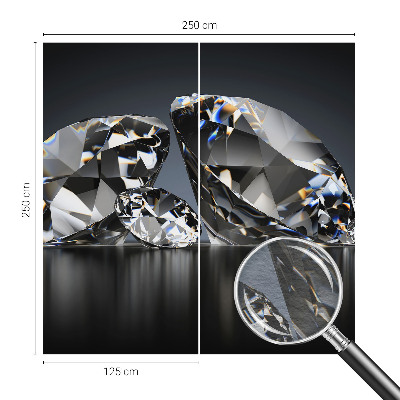 Foto behang op maat Kristallen schoonheid