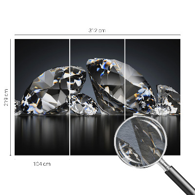 Foto behang op maat Kristallen schoonheid