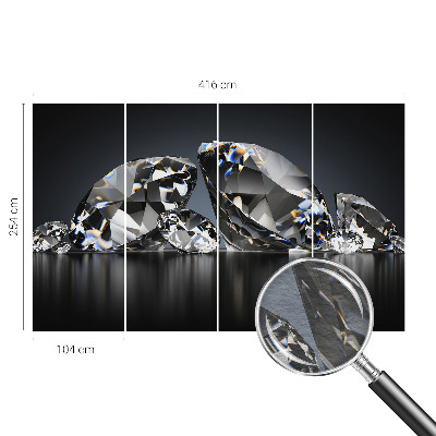 Foto behang op maat Kristallen schoonheid