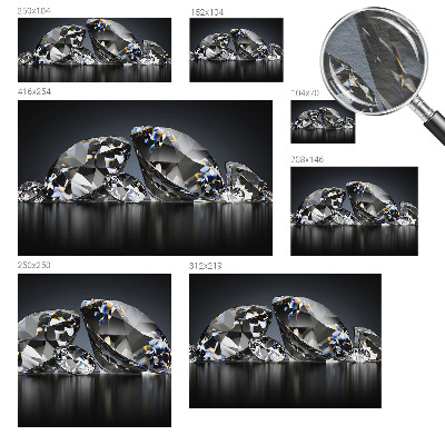 Foto behang op maat Kristallen schoonheid