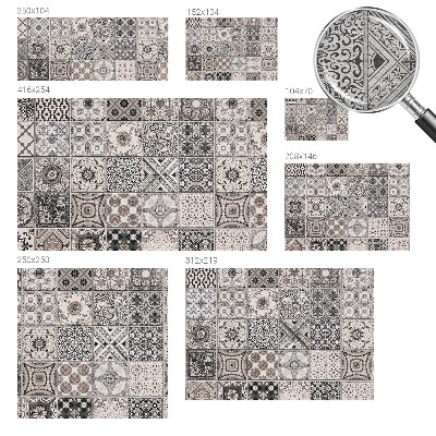 Fotobehang naadloos Tegelpatronen