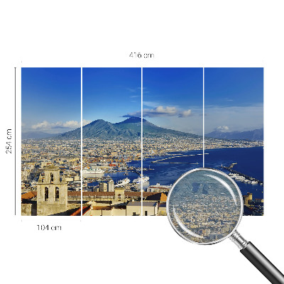 Fotobehang woonkamer Panorama aan zee