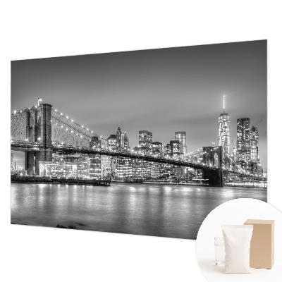 Fotobehang slaapkamer met de afbeelding 'De metropoolbrug'