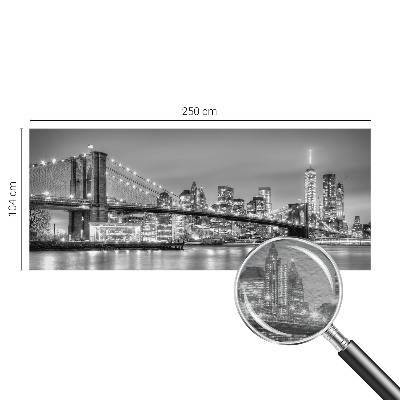 Fotobehang slaapkamer met de afbeelding 'De metropoolbrug'