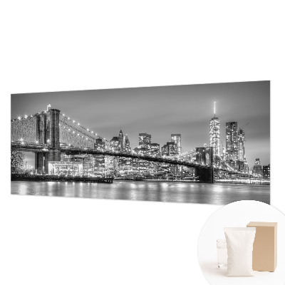 Fotobehang slaapkamer met de afbeelding 'De metropoolbrug'