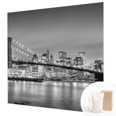 Fotobehang slaapkamer met de afbeelding 'De metropoolbrug'