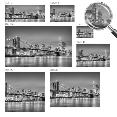 Fotobehang slaapkamer met de afbeelding 'De metropoolbrug'