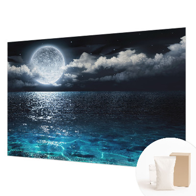 Fotobehang voor slaapkamer met het ontwerp 'Nachtzee'