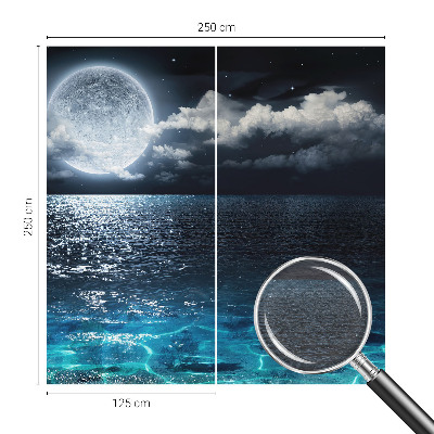 Fotobehang voor slaapkamer Nachtzee