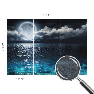 Fotobehang voor slaapkamer Nachtzee