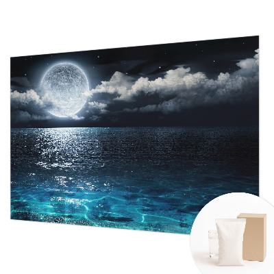 Fotobehang voor slaapkamer met het ontwerp 'Nachtzee'