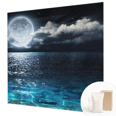 Fotobehang voor slaapkamer met het ontwerp 'Nachtzee'