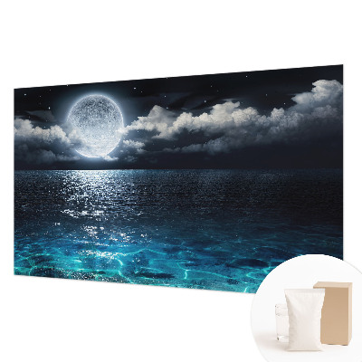 Fotobehang voor slaapkamer met het ontwerp 'Nachtzee'