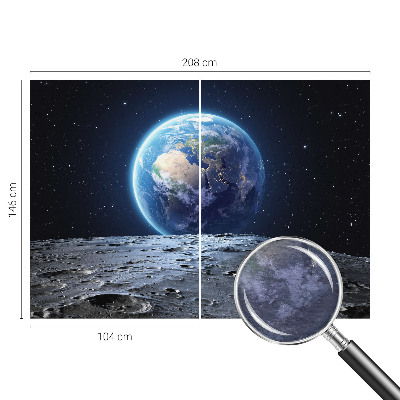 Fotobehang voor de slaapkamer Kosmisch panorama