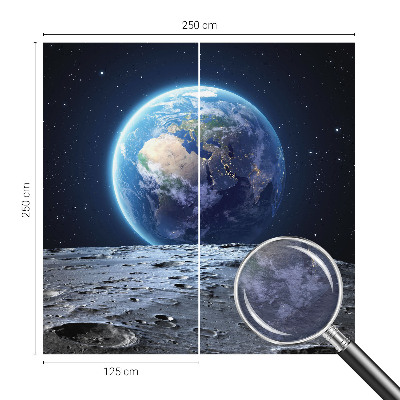 Fotobehang voor de slaapkamer Kosmisch panorama