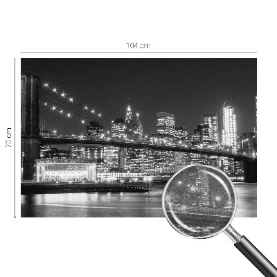 Fotobehang voor de woonkamer Nachtpanorama