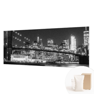 Fotobehang voor de woonkamer met een nachtelijk panorama