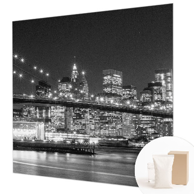 Fotobehang voor de woonkamer met een nachtelijk panorama