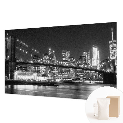 Fotobehang voor de woonkamer met een nachtelijk panorama