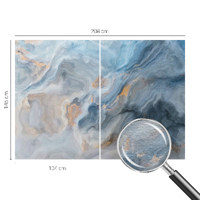 Premium fotobehang met kleurrijke abstracties als print